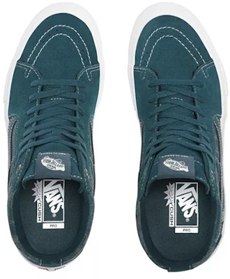 Vans Platoon SK8-Hi Pro 'Hijau Gelap Putih' VN0A45JD11L Shop Vans Platoon SK8-Hi Pro 'Hijau Gelap Putih' VN0A45JD11L