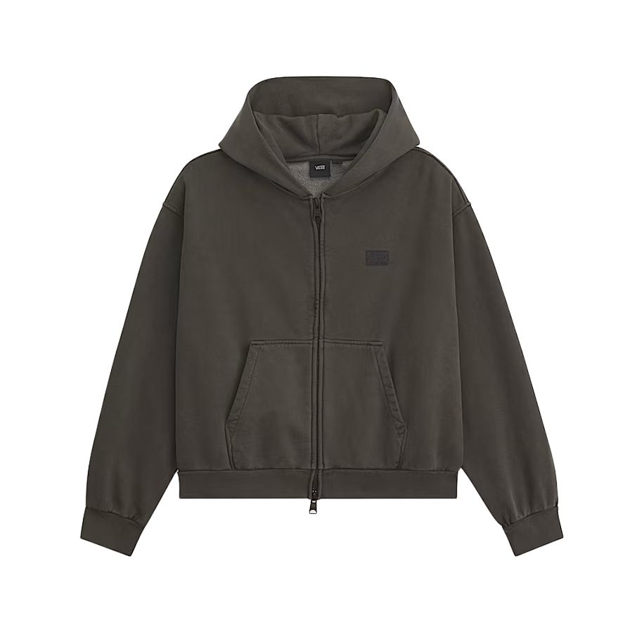 Vans Premium  Fleece Zip-Up Loose Fit Long-Sleeve Sweatshirt VN000T78EMV