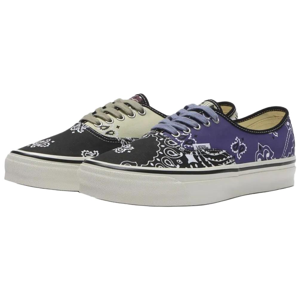 Vans Premium Authentic 44 "Bandana Multi" Purple Black Skate Shoes . VN000D9NBMB