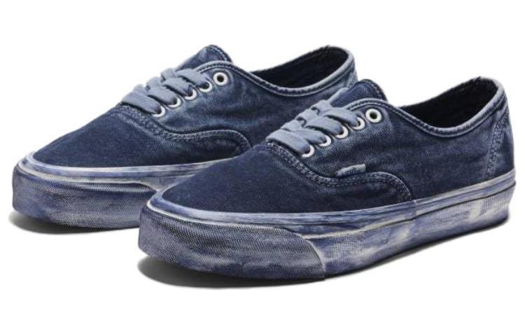 Order Vans Premium Authentic 舒適簡約 防滑耐磨 低幫 板鞋 男款 藍色