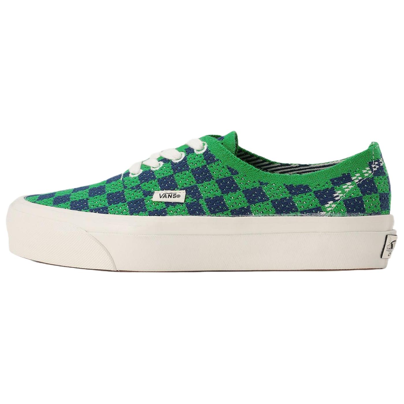 Vans Premium Authentic 44 EK Comfort Fit Green Blue Skate Shoes VN000EJC5W3