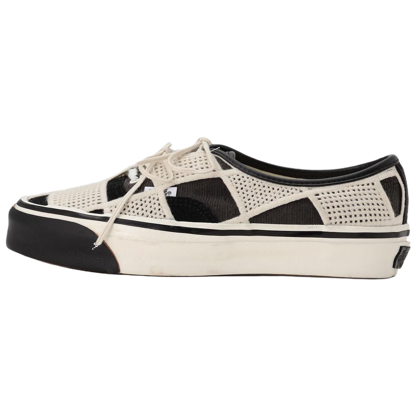 Vans Premium Authentic 44 Shell Knit Black White Comfort Sneakers. VN000Y0RFDB