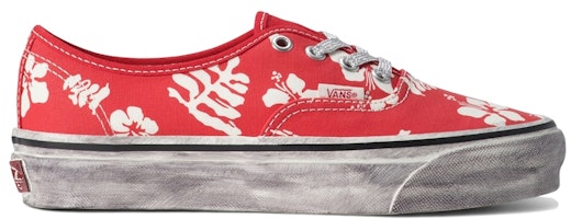 Vans Premium Authentic Archive Aloha Red White VN000DB8CYK Vans Premium Authentic Archive Aloha Red White VN000DB8CYK