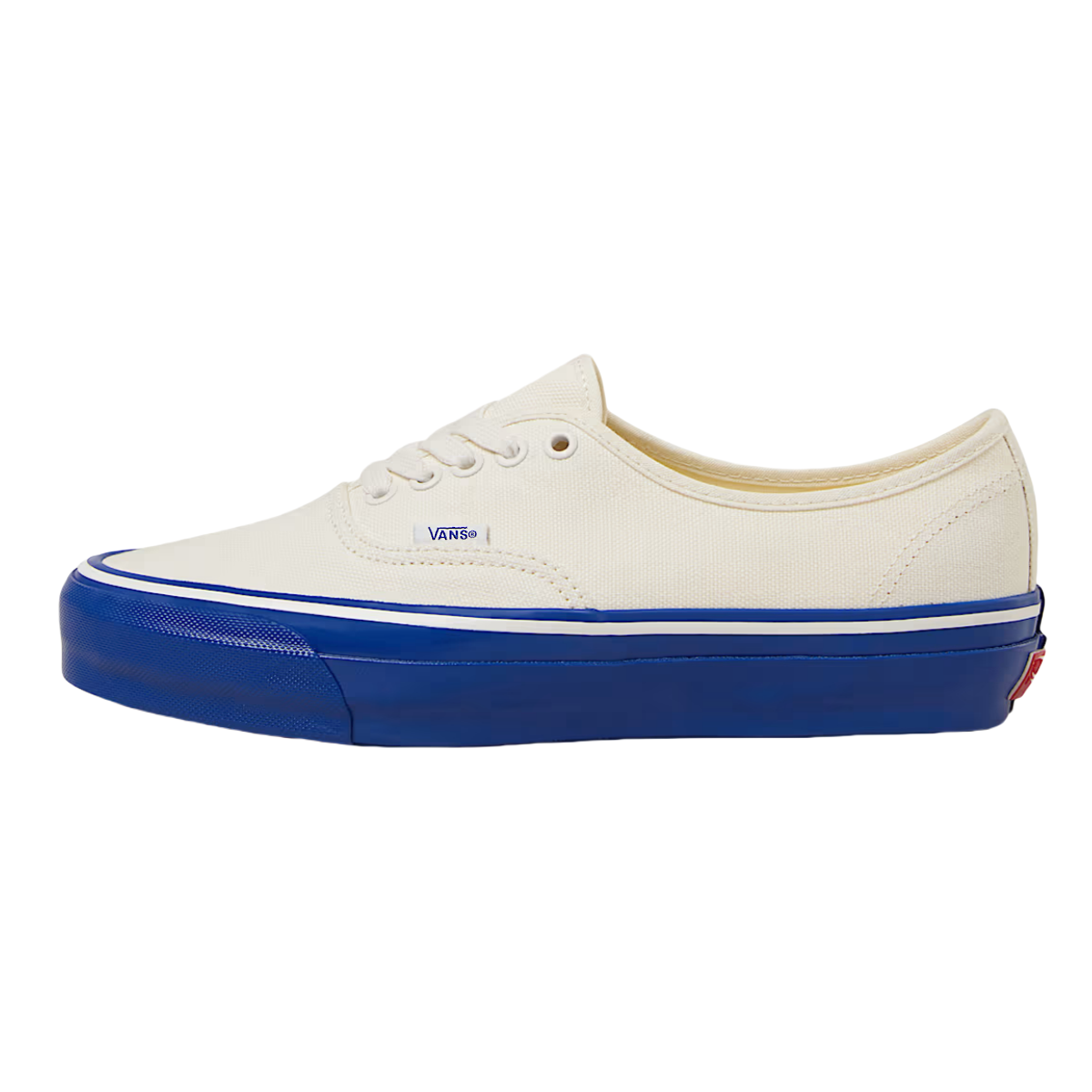 Vans Premium Authentic Canvas Low-Top Sneakers White Blue Casual Shoes VN000EBNZ5D