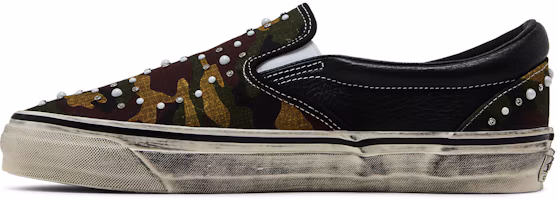 Shop Vans LX 經典 Slip-On 98 Pearlized Pack 迷彩黑 VN000D9PCAK