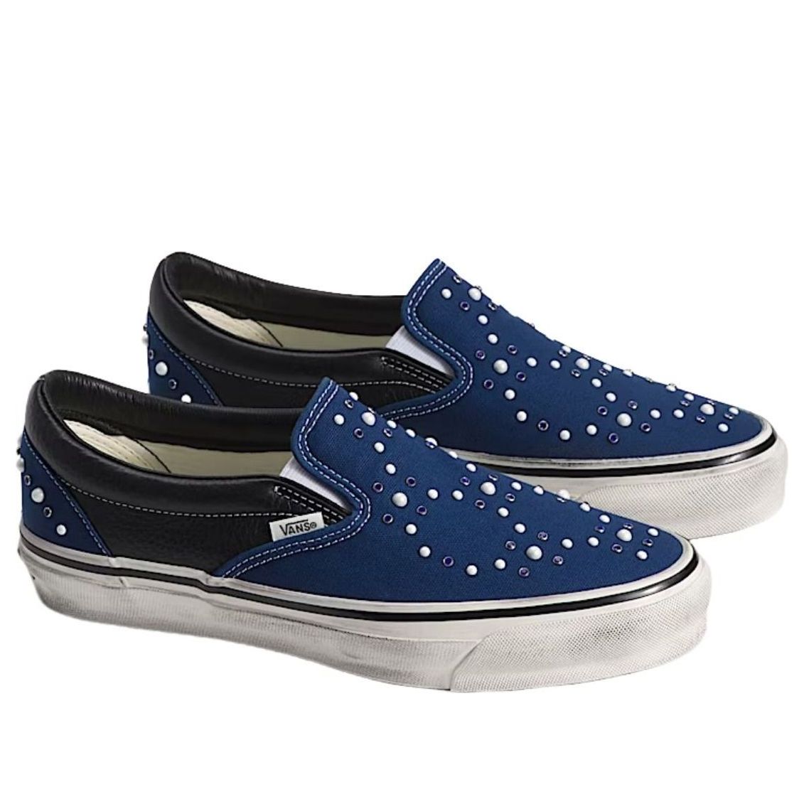 Order Vans Premium Classic Slip-On 'Pearlized Pack - Indigo Blue' VN000D9PIND