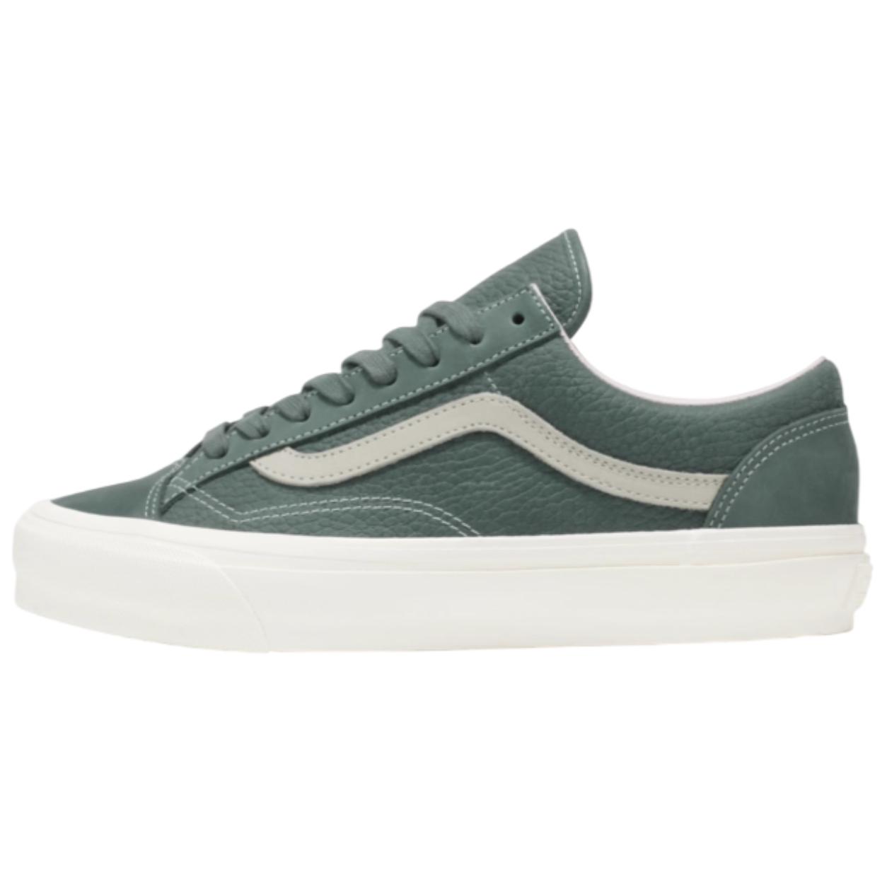Vans Premium Old Skool Green Low-Top Skate Shoes Durable & Comfortable VN000D57FRS