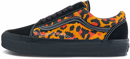 Vans Premium Old Skool Suede Canvas LX Low-Top Sneakers Black Orange VN000D56BKA Vans Premium Old Skool Suede Canvas LX Low-Top Sneakers Black Orange VN000D56BKA