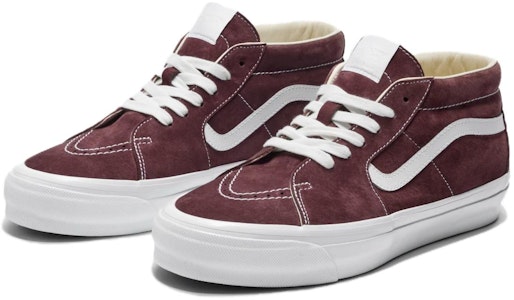 Vans 高级版 Sk8-Mid 83 '波尔多酒红' VN000CQQ4QU Order Vans 高级版 Sk8-Mid 83 '波尔多酒红' VN000CQQ4QU