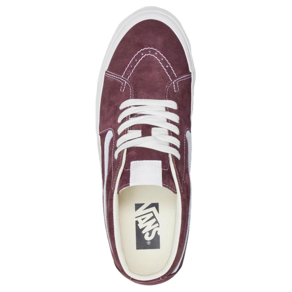 Shop Vans Premium Sk8-Mid 83 ''Port Royale Burgunderrot'' VN000CQQ4QU