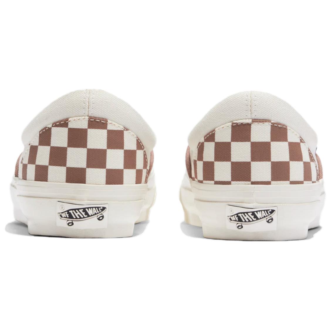 Lookbook Vans 高級經典懶人鞋 98 '棋盤格 - 咖啡棕色' VN000CSECFF