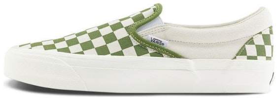 Vans Premium Slip-On 98 'Checkerboard - Pesto Green' VN000CSECIB Vans Premium Slip-On 98 'Checkerboard - Pesto Green' VN000CSECIB
