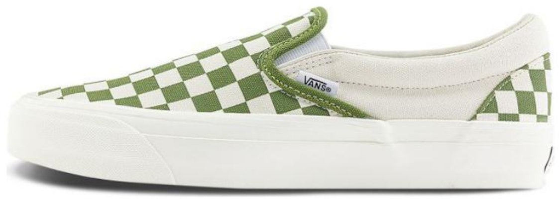 Vans Premium Slip-On 98 'Checkerboard - Pesto Green' VN000CSECIB Buy Vans Premium Slip-On 98 'Checkerboard - Pesto Green' VN000CSECIB