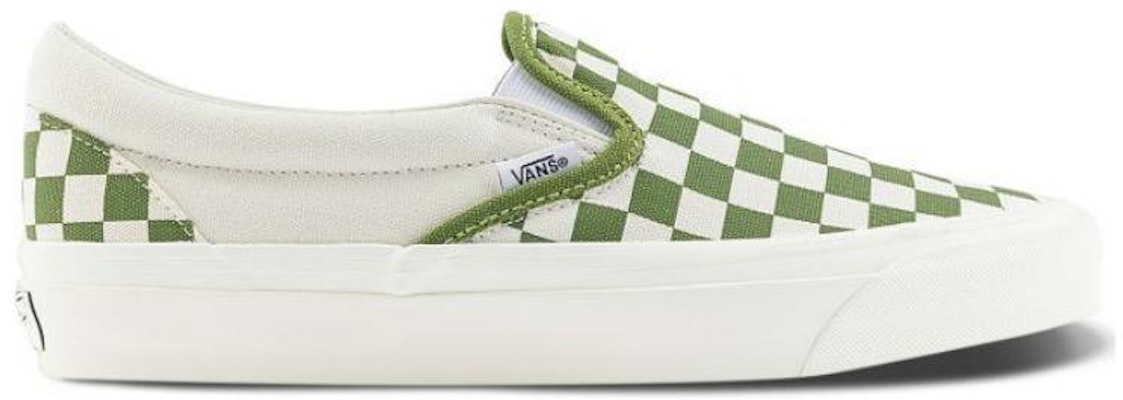 Vans Premium Slip-On 98 'Checkerboard - Pesto Green' VN000CSECIB Order Vans Premium Slip-On 98 'Checkerboard - Pesto Green' VN000CSECIB
