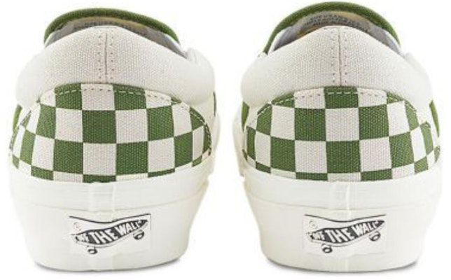 Vans Premium Slip-On 98 'Checkerboard - Pesto Green' VN000CSECIB Shop Vans Premium Slip-On 98 'Checkerboard - Pesto Green' VN000CSECIB