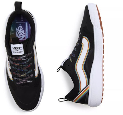 Vans Pride Ultrarange Exo 'Hitam Putih' VN0A4U1KB89 Shop Vans Pride Ultrarange Exo 'Hitam Putih' VN0A4U1KB89