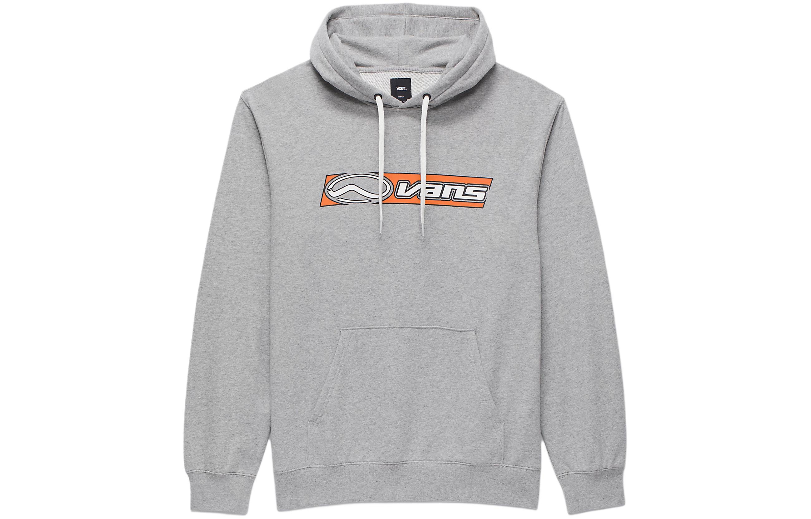 Vans Printed Graphic Hoodie Loose Fit Long Sleeve Grey VN000GEJ02F