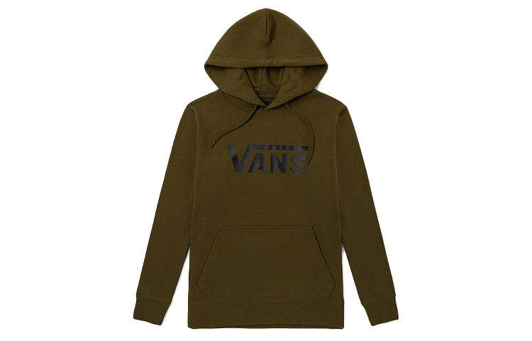Vans Printed Logo Classic Hoodie Army Green (Unisex) VN0A54N8PSX