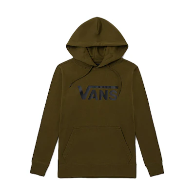 Vans Printed Logo Classic Hoodie Army Green (Unisex) VN0A54N8PSX