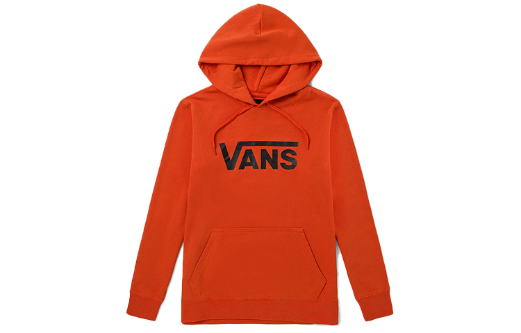 Vans Printed Logo Classic Hoodie Unisex Orange VN0A54N8TDY