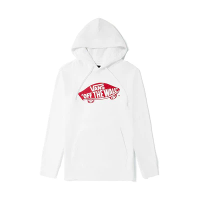 Vans Printed Logo Hoodie White Unisex VN0A54N2KSF