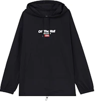 Vans Printed Street Style Black Hooded Jacket Unisex VN0A489XBLK Vans Printed Street Style Black Hooded Jacket Unisex VN0A489XBLK