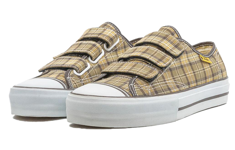 Lookbook Vans Prison Issue 23LX "Prima Plaid" 格紋 魔術貼 時尚低筒休閒板鞋 棕黃