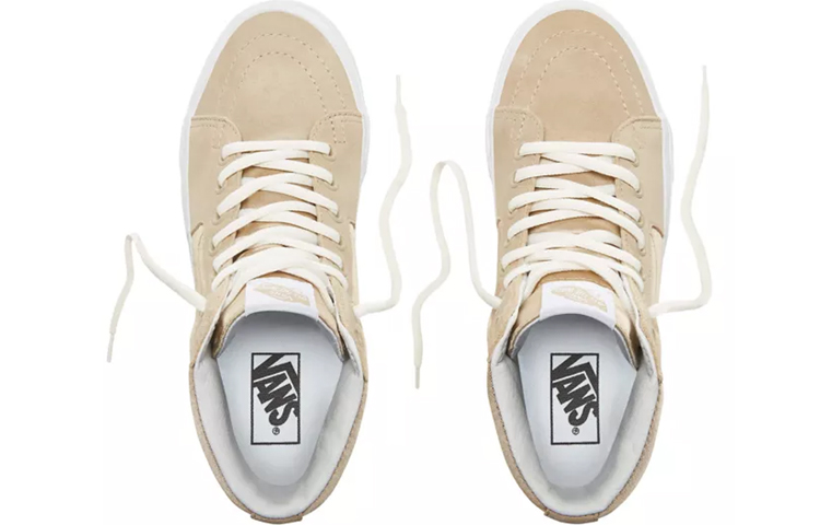 Shop Vans 羽绒 Sk8-hi 白色/金色 VN0A38GEUPT