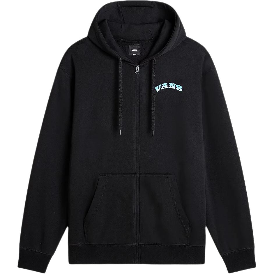 Vans Pullover True Waves Black Hoodie Long Sleeve Comfortable Sweatshirt VN000KJ1BLK