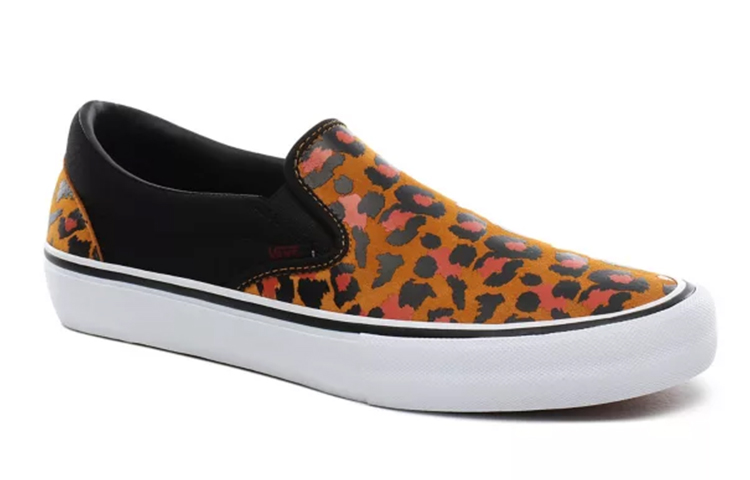 Lookbook Vans Punk Slip-on Pro Nero/Bianco Stampa Leopardata VN0A347VSXE