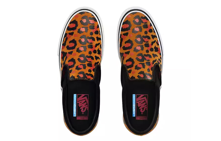 Shop Vans Punk Slip-on Pro Nero/Bianco Stampa Leopardata VN0A347VSXE