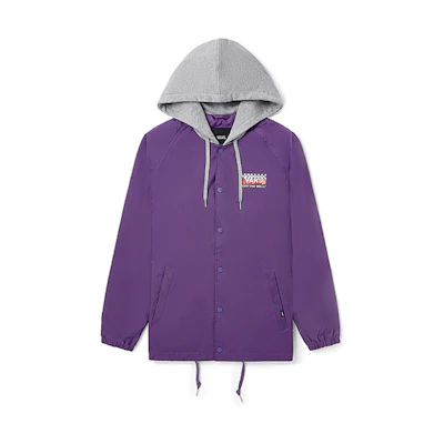 Vans Purple Checkered Workwear Hoodie Jacket Unisex Style VN0A4URA30X1