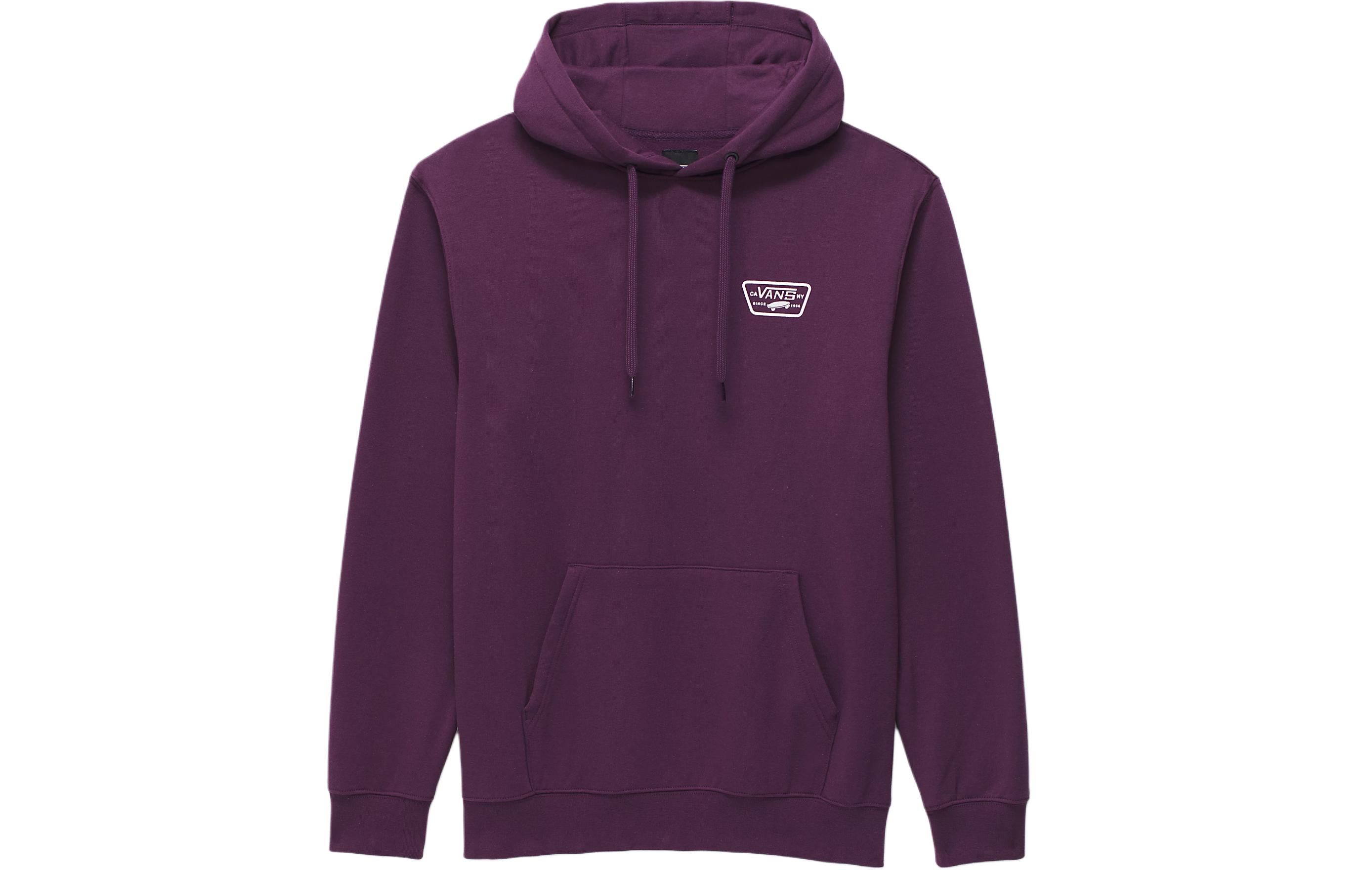 Vans Purple Graphic Letter Print Hoodie Long Sleeve VN000HNZ-CHJ