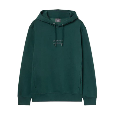 Vans Quoted Green Logo Graphic Hoodie Long Sleeve Pullover VN000GE2BDX1