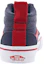 Lookbook Vans Racer Mid Sportlich Dunkelblau VN0A38EGM34