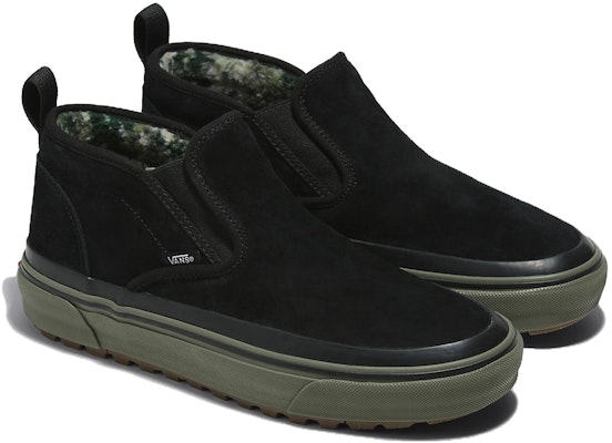 Vans Rain Camo Mid Slip MTE-1 Shoes 'Black Green' VN0A5KQSDOL Order Vans Rain Camo Mid Slip MTE-1 Shoes 'Black Green' VN0A5KQSDOL