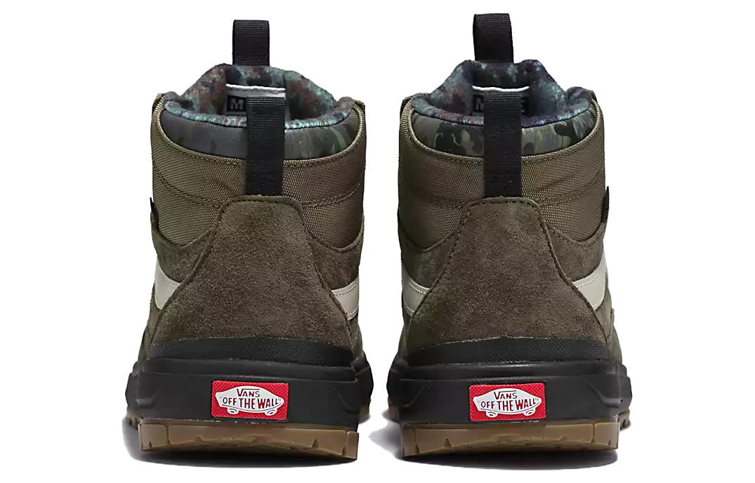 Lookbook Vans UltraRange 舒適 防滑耐磨 高筒 滑板鞋 男女款 綠黑色