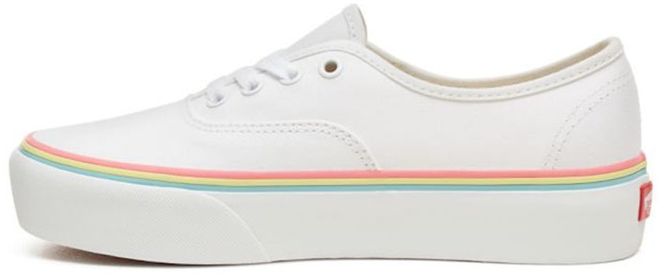Vans RAINBOW FOXING AUTHENTIC PLATFORM 20 White VN0A3AV8S1T Buy Vans RAINBOW FOXING AUTHENTIC PLATFORM 20 White VN0A3AV8S1T