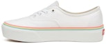 Buy Vans RAINBOW FOXING AUTHENTIC PLATFORM 20 Putih VN0A3AV8S1T