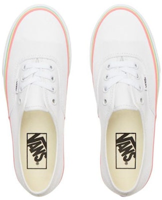 Vans RAINBOW FOXING AUTHENTIC PLATFORM 20 White VN0A3AV8S1T Shop Vans RAINBOW FOXING AUTHENTIC PLATFORM 20 White VN0A3AV8S1T