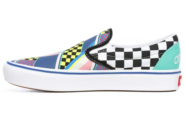Vans Ramp Tested Comfycush Slip-on Checkerboard Multi-Color 'Black Yellow Blue' VN0A3WMD008