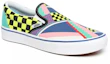 Lookbook Vans Ramp Tested Comfycush Slip-on Karo Mehrfarbig ''Schwarz Gelb Blau'' VN0A3WMD008