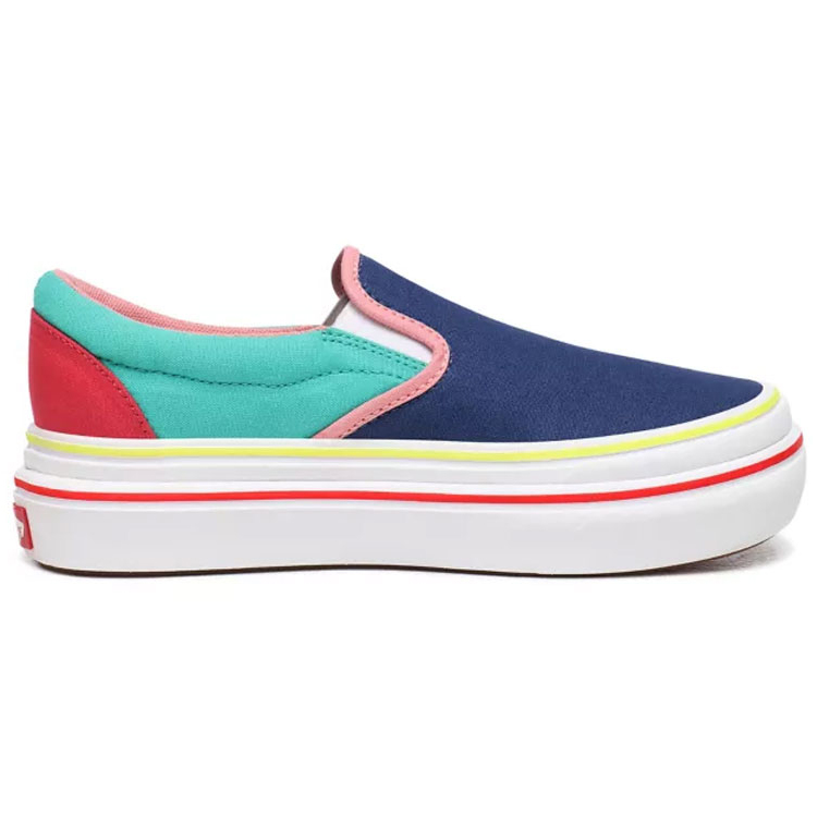 Order Vans Ramp Tested Super Comfycush Slip-On Blu/Verde/Rosso VN0A4U1FXT6