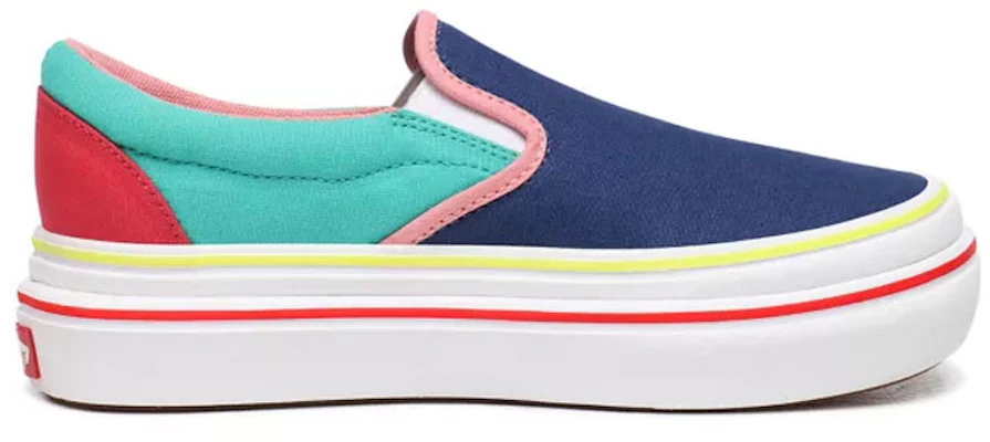Vans Ramp Tested Super Comfycush Slip-On Blu/Verde/Rosso VN0A4U1FXT6 Order Vans Ramp Tested Super Comfycush Slip-On Blu/Verde/Rosso VN0A4U1FXT6