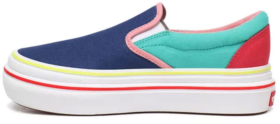 Vans極限測試超舒適氣墊一腳蹬 女款 藍綠紅 Buy Vans極限測試超舒適氣墊一腳蹬 女款 藍綠紅