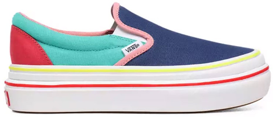 Vans極限測試超舒適氣墊一腳蹬 女款 藍綠紅 Order Vans極限測試超舒適氣墊一腳蹬 女款 藍綠紅