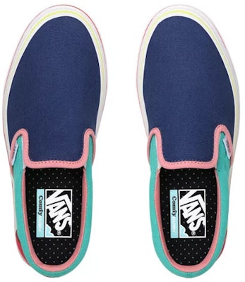 Vans極限測試超舒適氣墊一腳蹬 女款 藍綠紅 Shop Vans極限測試超舒適氣墊一腳蹬 女款 藍綠紅