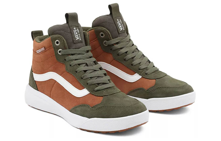 Lookbook Vans Range EXP Hi Guard '棕绿色' 高帮鞋 VN0A5HZJ7Z7