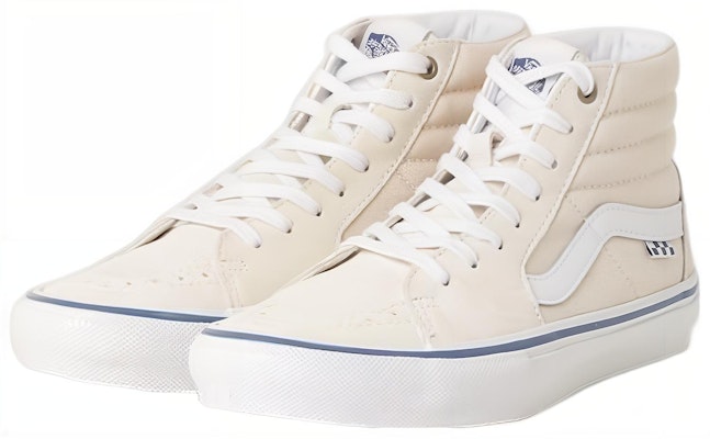 Vans Kanvas Mentah Skate SK8-HI 'Putih Biru' VN0A5FCCACV Order Vans Kanvas Mentah Skate SK8-HI 'Putih Biru' VN0A5FCCACV