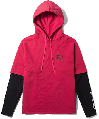 Vans Hoodie Unisex Merah Hitam Cetakan Huruf - Merah VN0A3QTQ0PZ Buy Vans Hoodie Unisex Merah Hitam Cetakan Huruf - Merah VN0A3QTQ0PZ